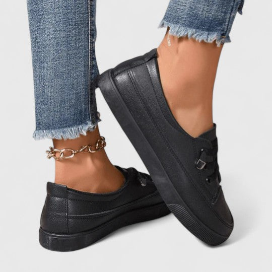 Women's Trainers with Lace-Up Front and Cushioned Sole - 3