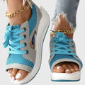 Marlene | Comfy Sandals - Blue