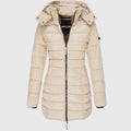 Elise - Long Down Jacket - Ivory