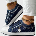 Elena | Orthopaedic Trainers - Dark Blue