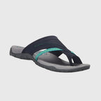 Women's Sandals with Adjustable Straps and Cushioned Sole - Blue