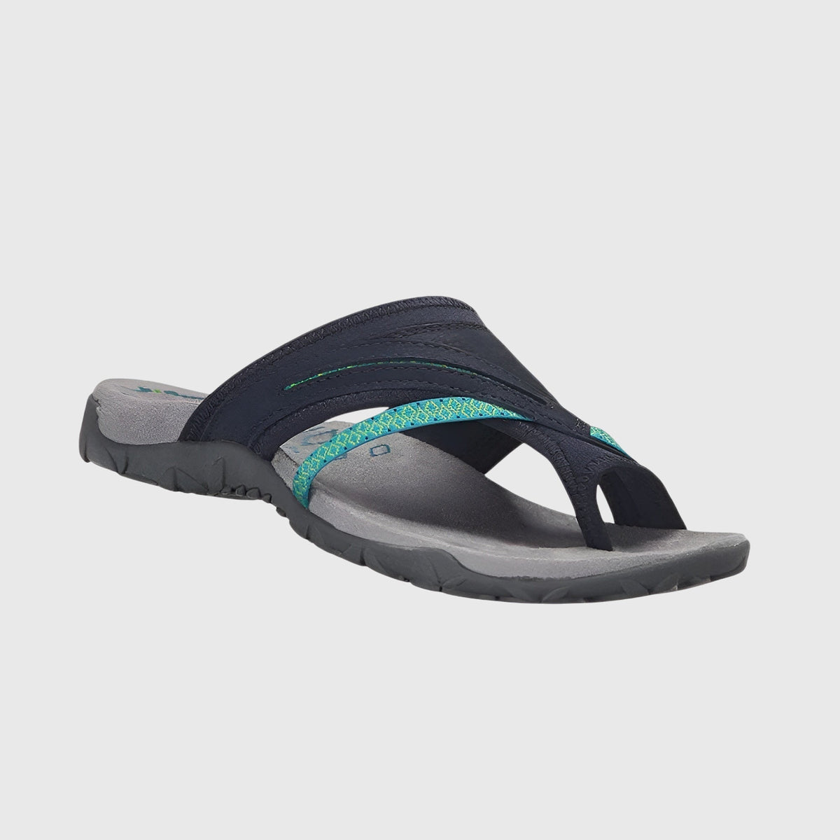 Women's Sandals with Adjustable Straps and Cushioned Sole - Blue