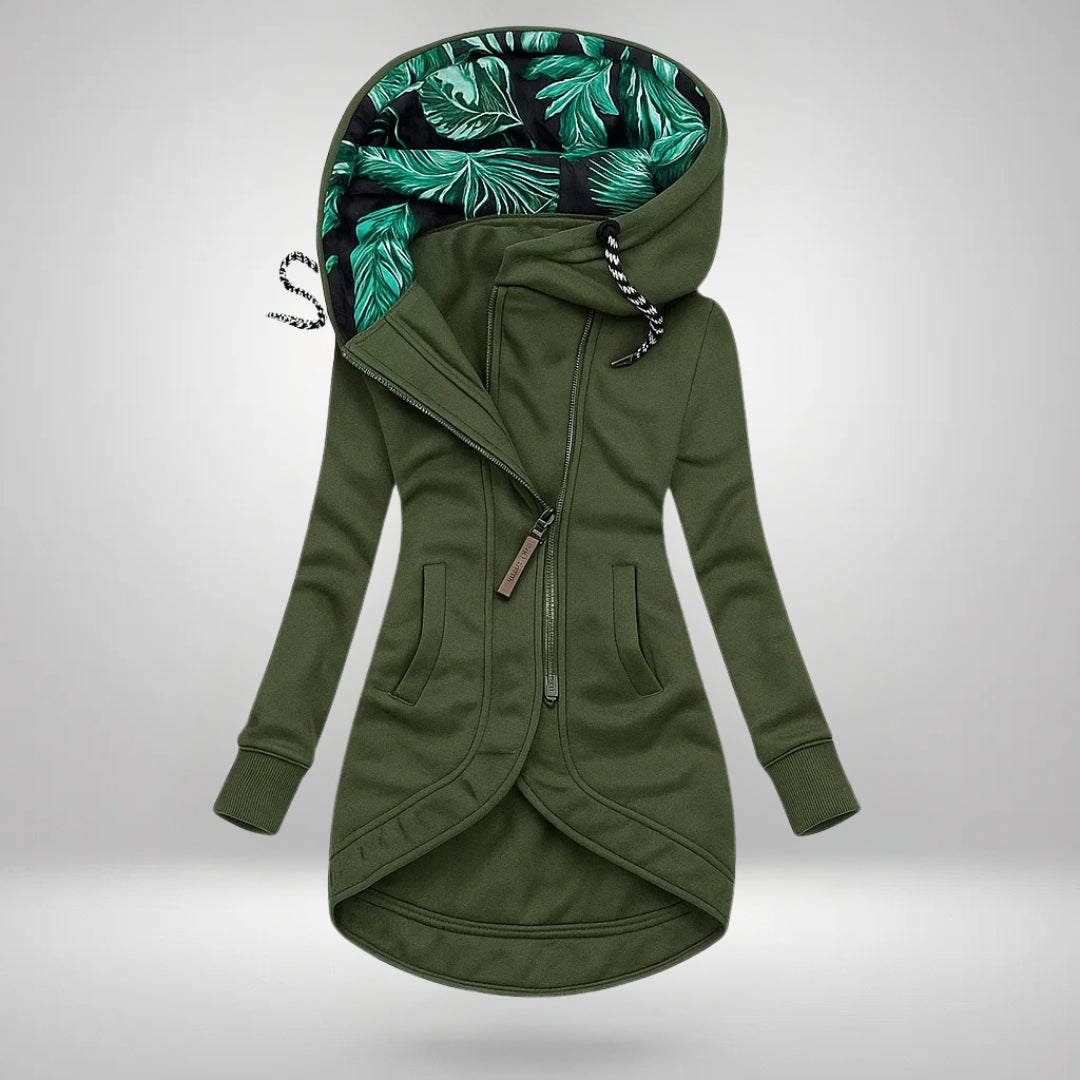Analynn | Elegant Coat - Military Green
