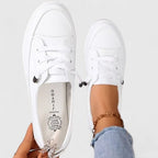 Women's Trainers with Lace-Up Front and Cushioned Sole - 4
