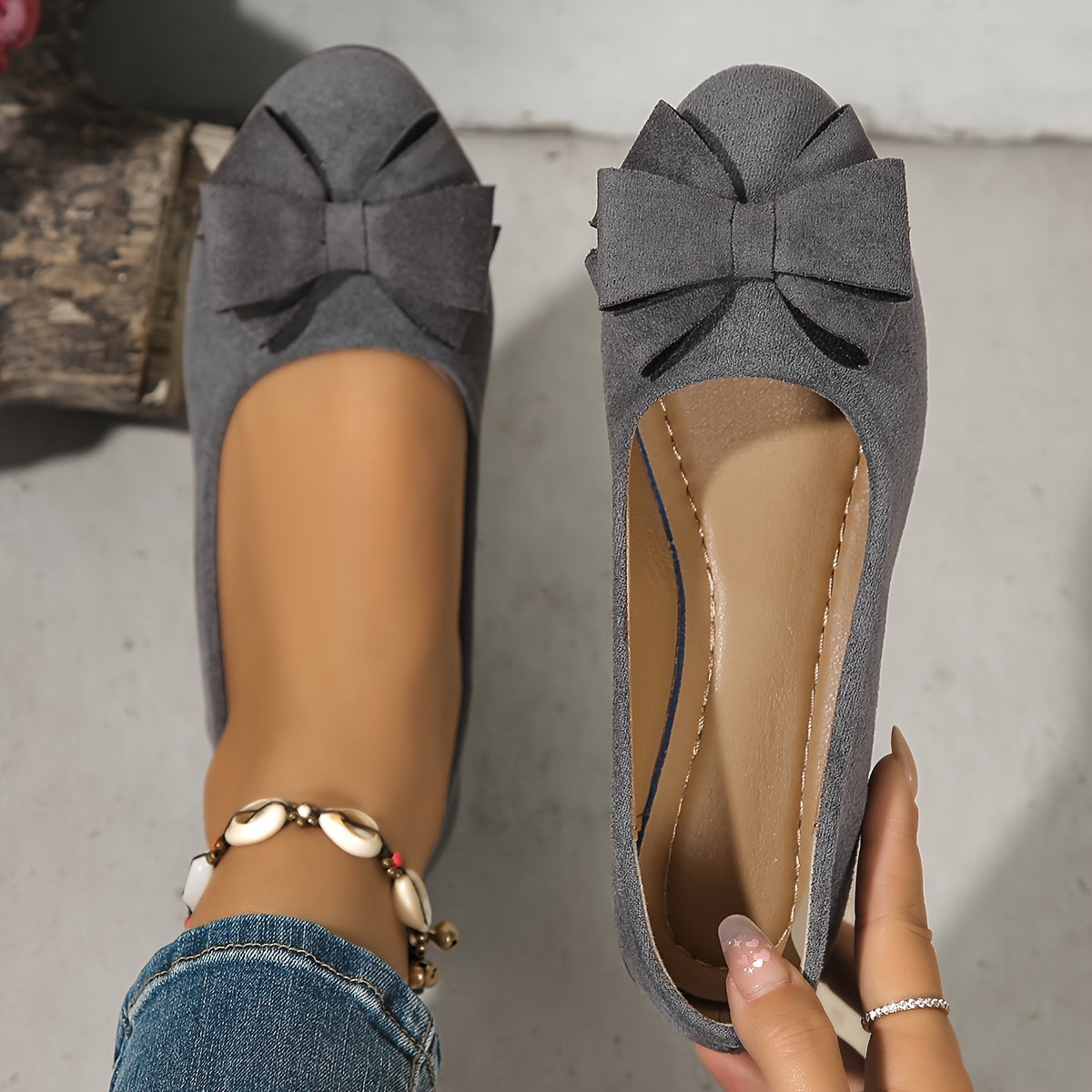 Sorie | Sophisticated Shoes - Grey