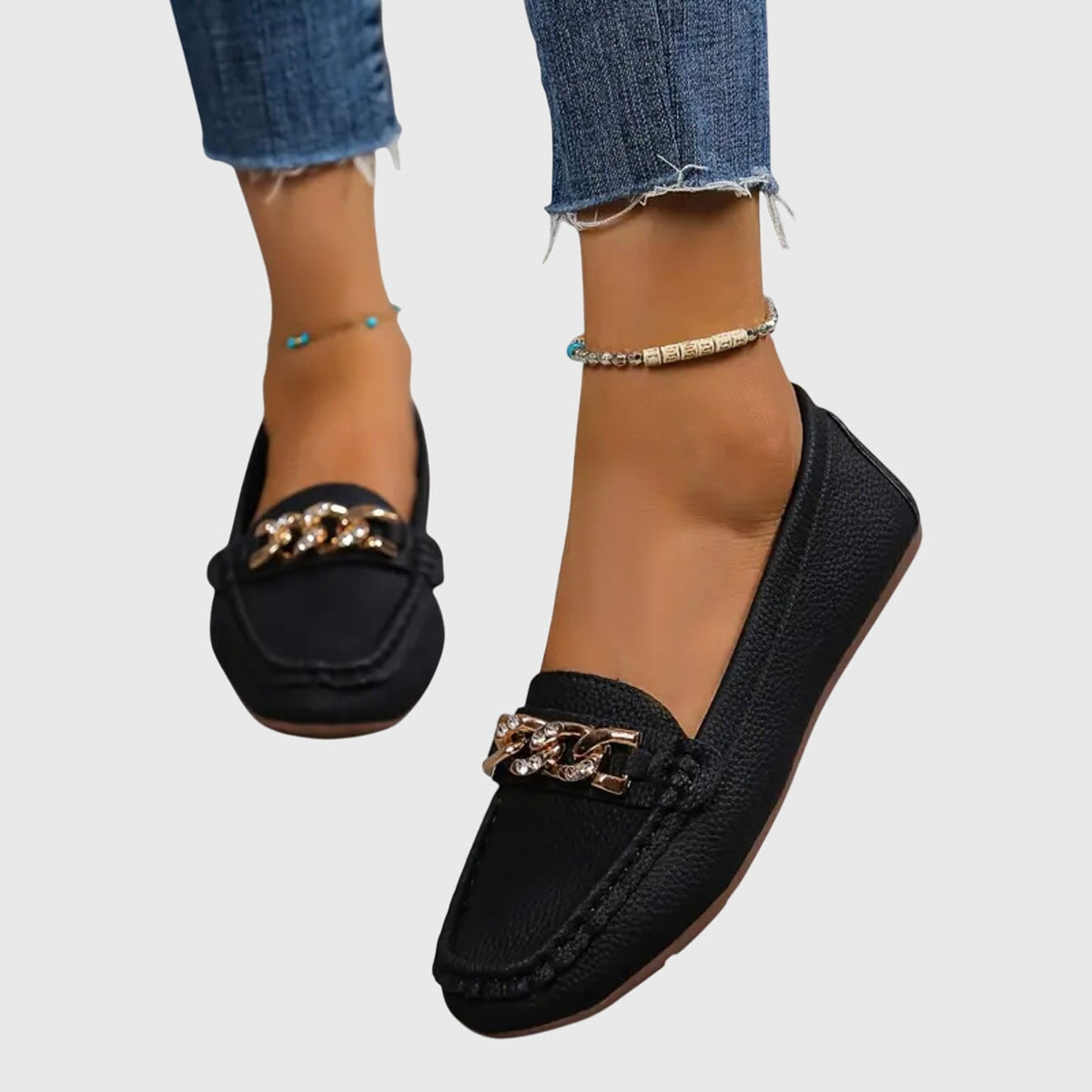 Melissa | Orthopaedic Loafers - Black