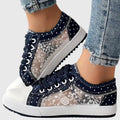 Elena | Orthopaedic Trainers - Navy