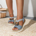 Ophelia | Comfortable Orthopaedic Sandals - Blue