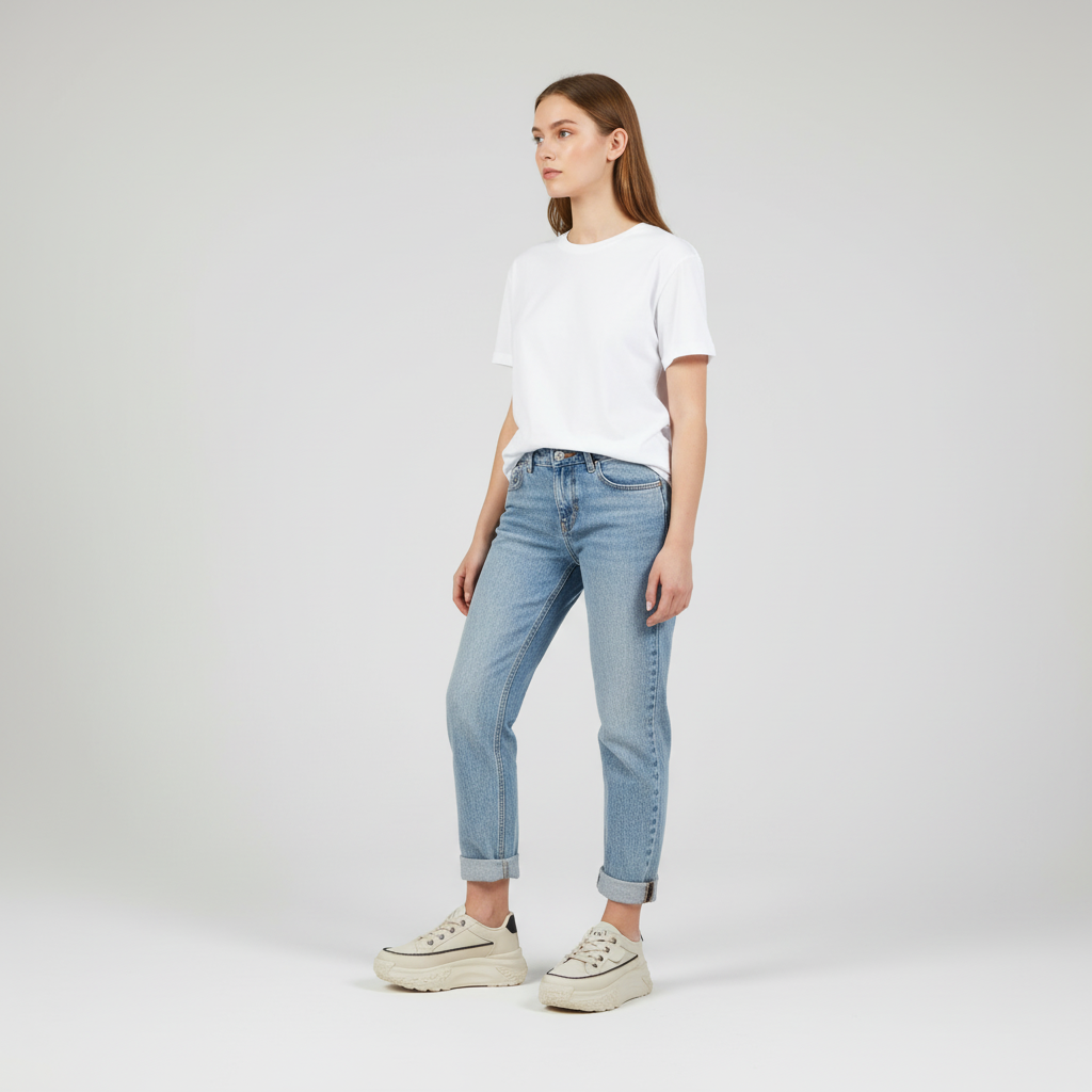 Women's Platform Trainers with Chunky Sole Anti-Slip - Khaki