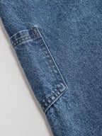 Women's Wide-Leg Jeans with Cross-Front High Waist - 6