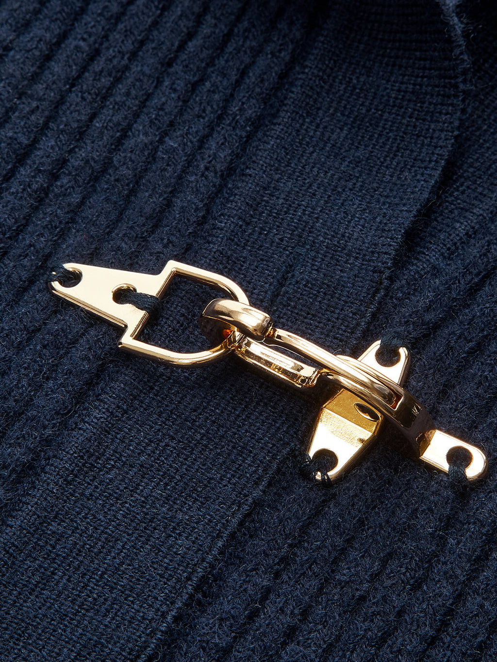 Women's Cropped Jumper Ribbed with Collar and Buckle Detail - 8