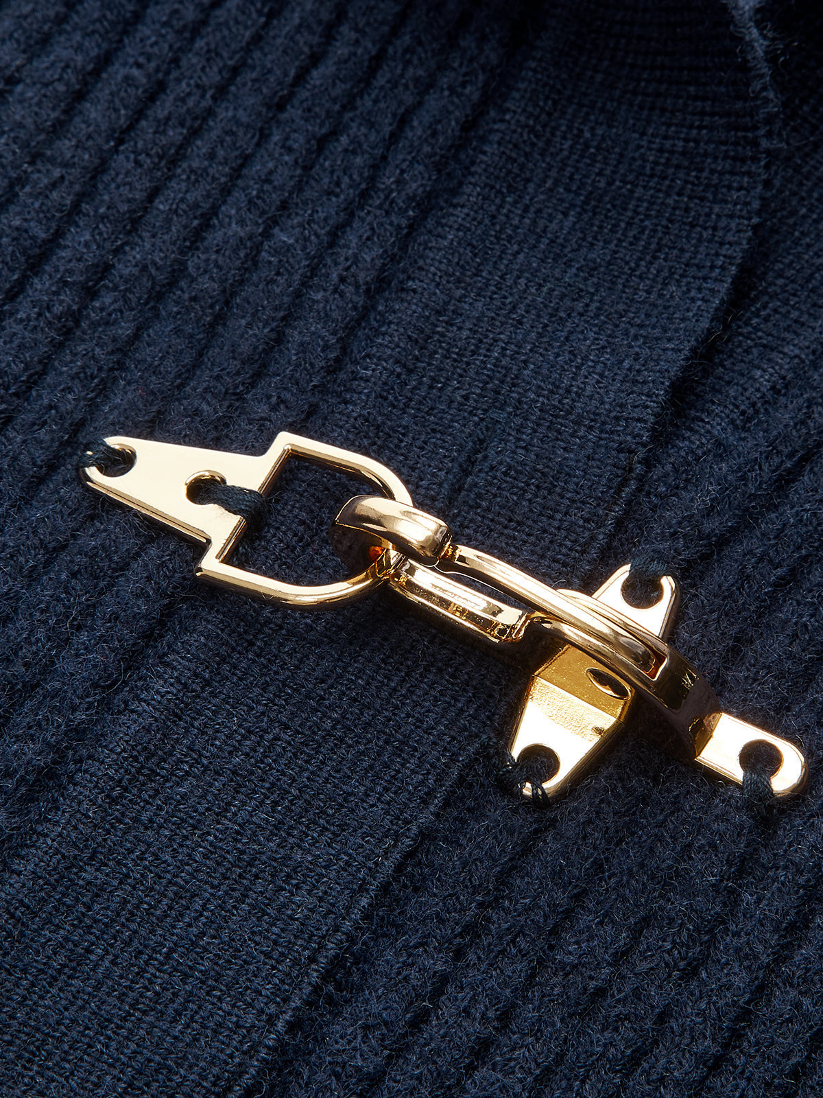 Women's Cropped Jumper Ribbed with Collar and Buckle Detail - 8