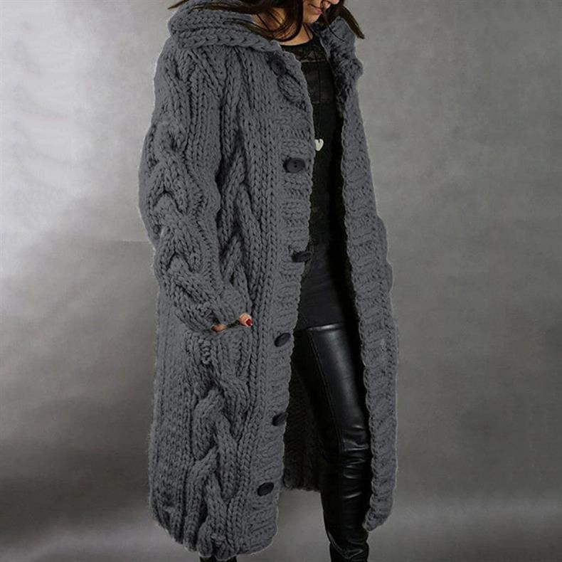 Vesia | Sophisticated Coat - Dark Grey