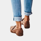 Women's Pointed Loafers with Slip-On Design - 6