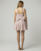 Women's Sequin Skater Dress Square Neck Sleeveless - 5