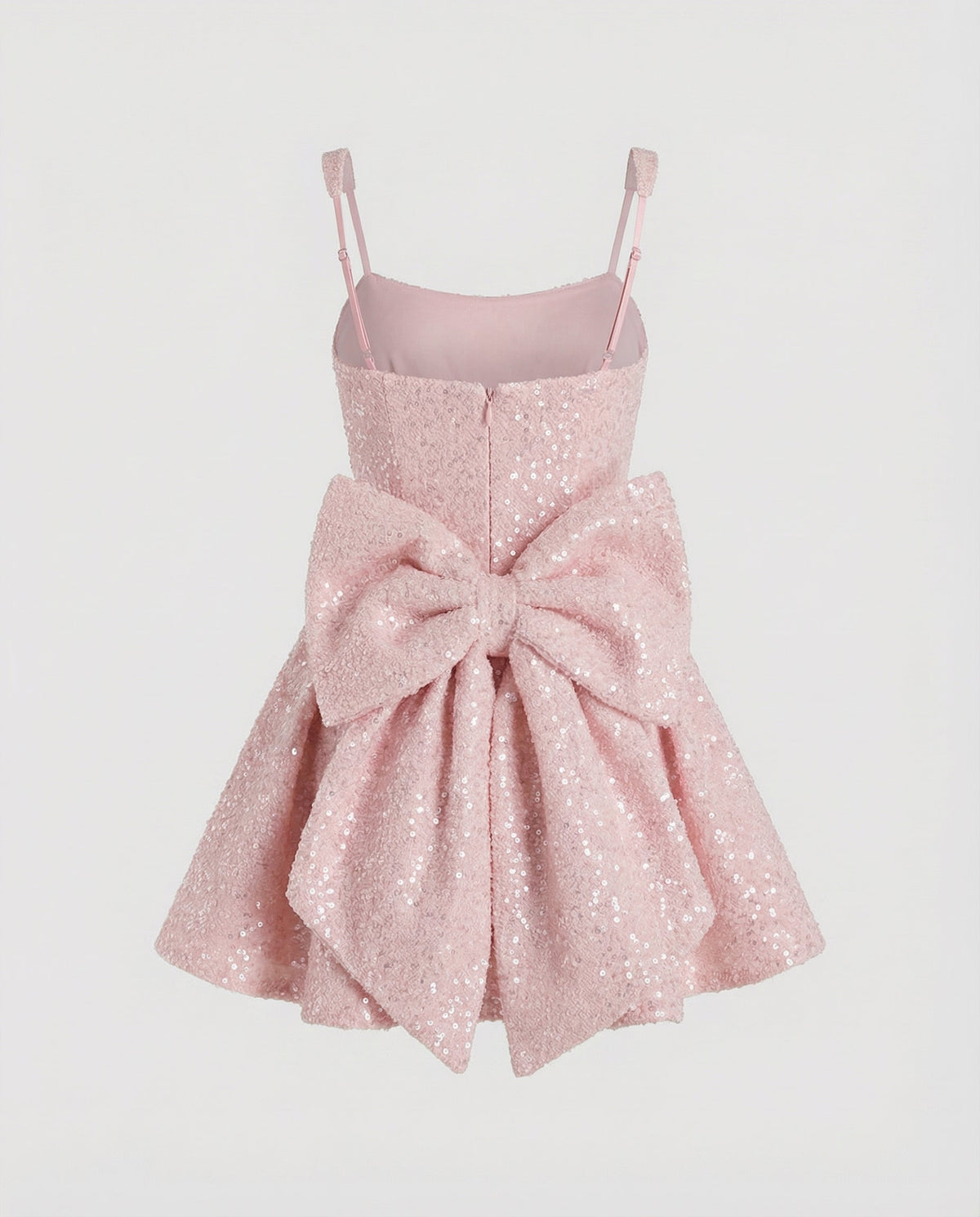 Women's Sequin Skater Dress Square Neck Sleeveless - 7