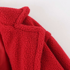 Women's Teddy Fleece Hooded Jacket in Oversized Fit - 6