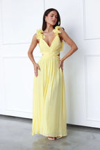 Women's Plunge Mini Dress with Deep V-Neck and Fitted Silhouette - 5