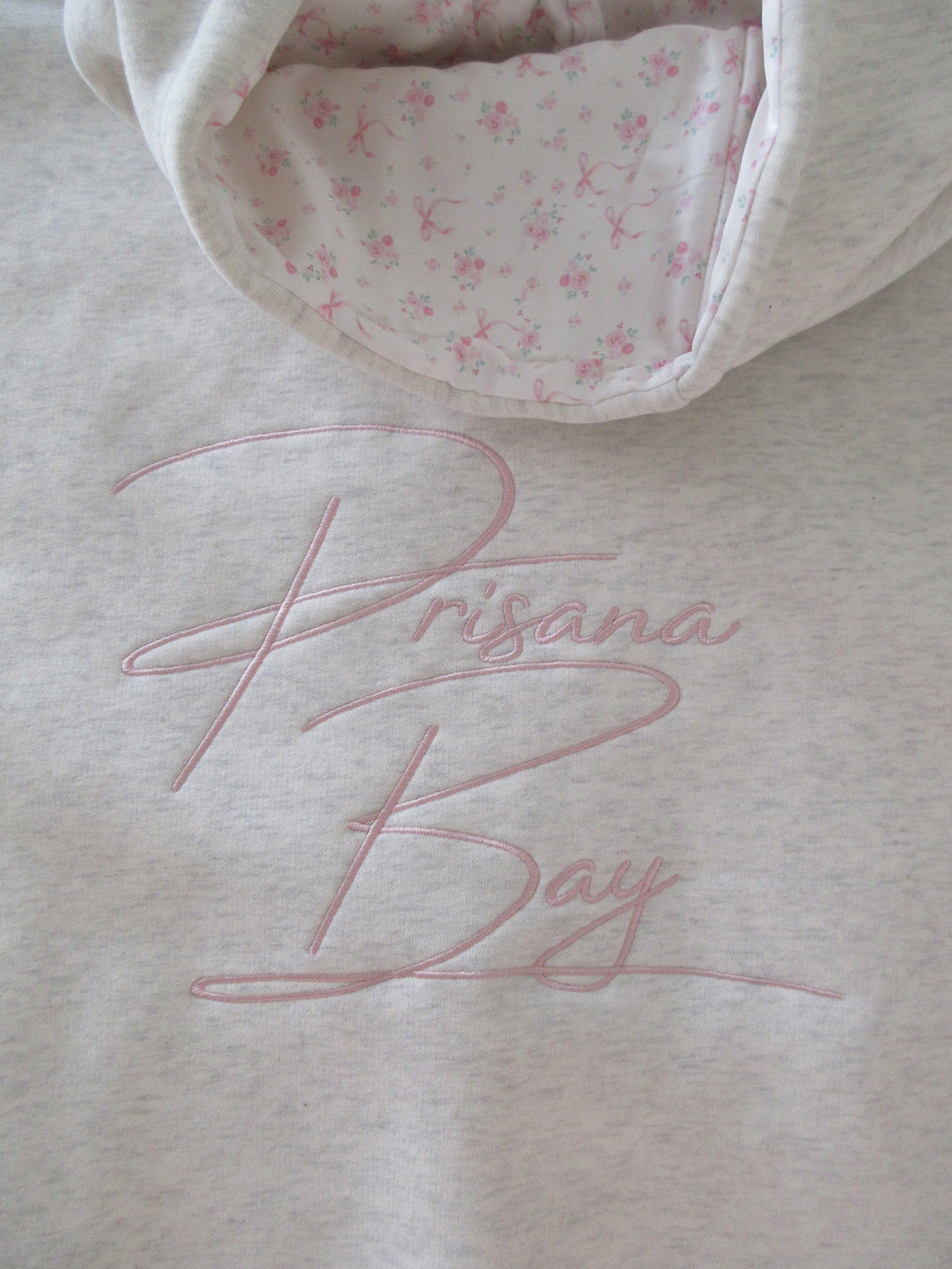 Women's Oversized Hoodie with Bow Detail - 5