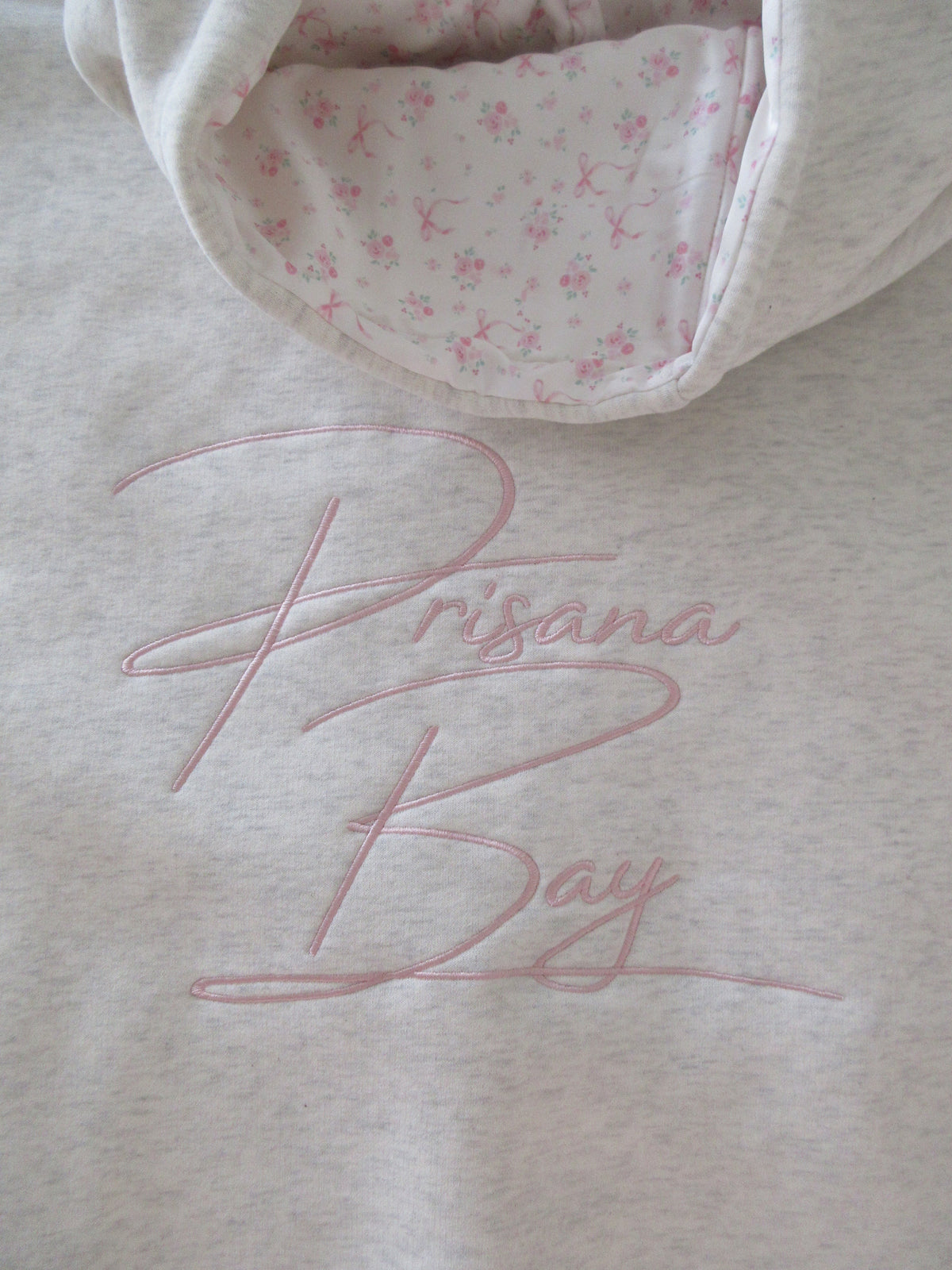 Women's Oversized Hoodie with Bow Detail - 5