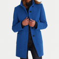 Eva | Comfortable Coat - Blue