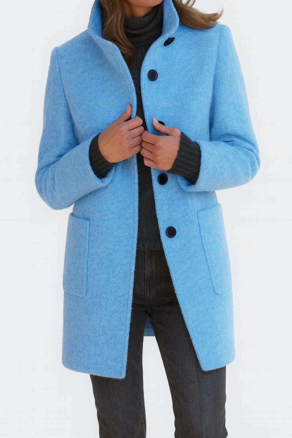 Eva | Comfortable Coat - Cream