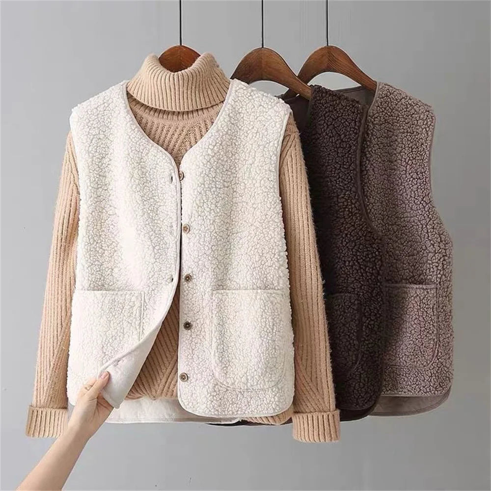 Faye | Luxe Fleece Gilet - 3