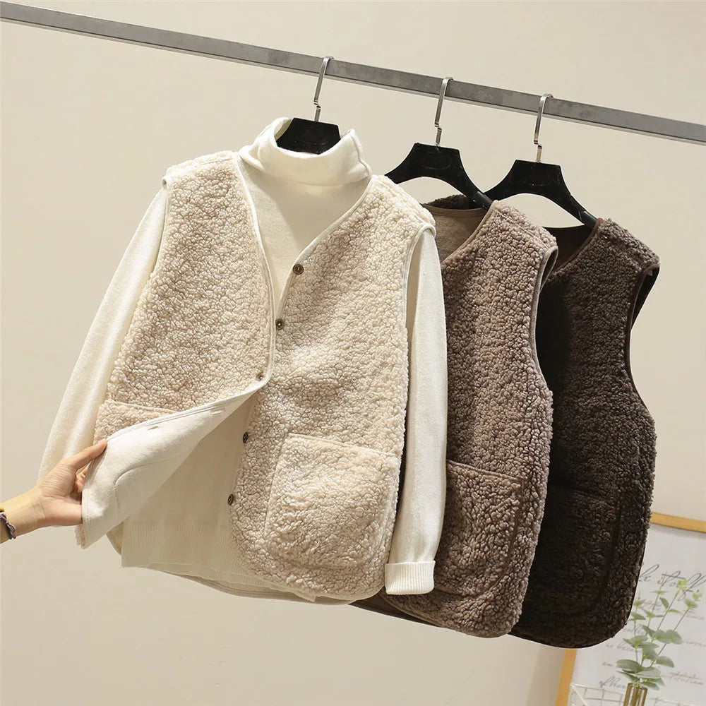 Faye | Luxe Fleece Gilet - 2
