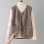 Faye | Luxe Fleece Gilet - 4