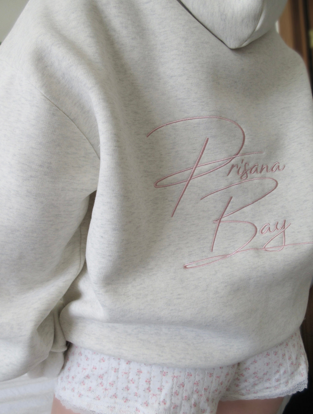 Women's Oversized Hoodie with Bow Detail