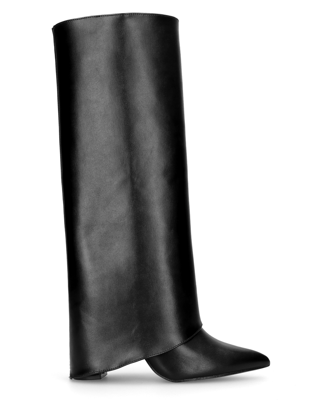 Women's Convertible Knee-High Boots with Block Heel - 9