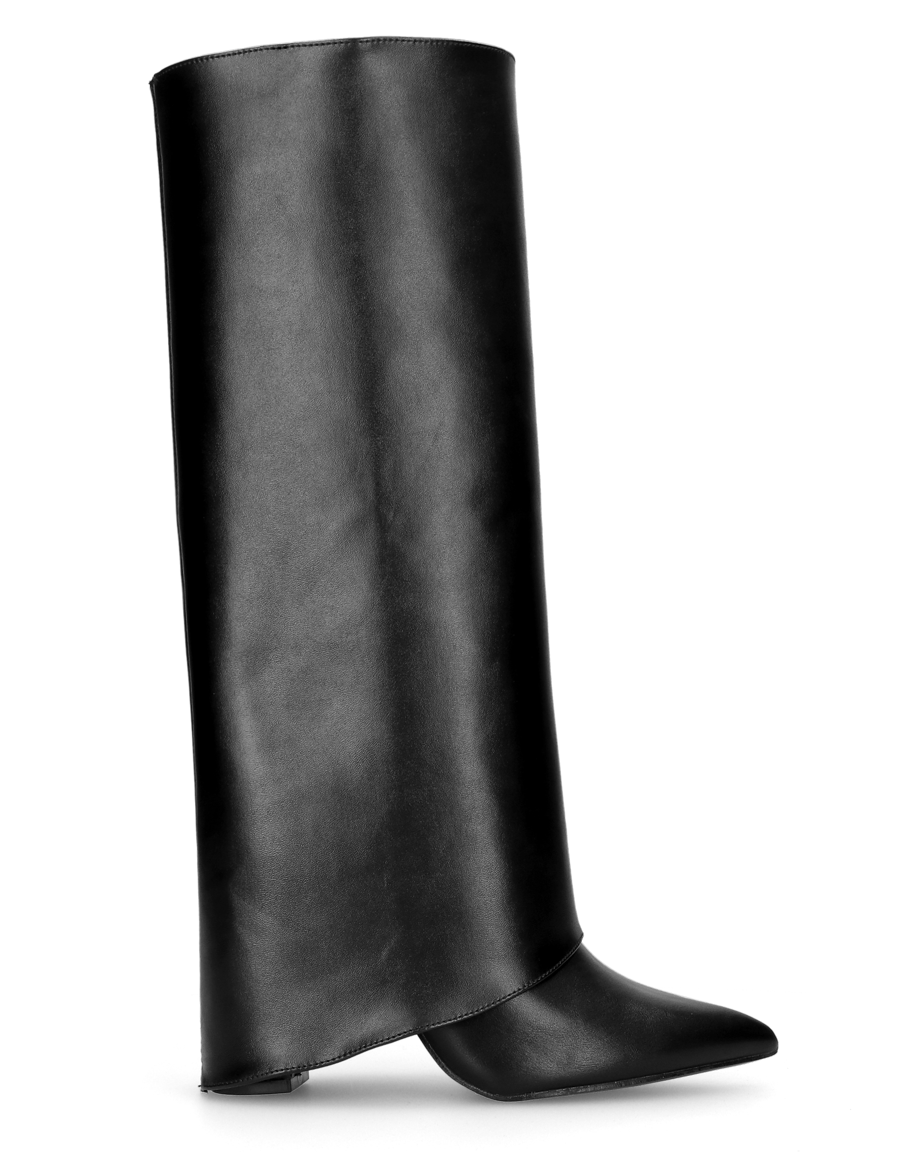 Women's Convertible Knee-High Boots with Block Heel - 9