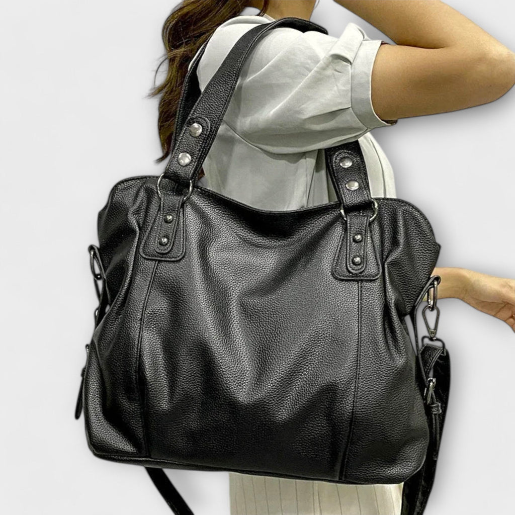 Women's Shoulder Bag with Sleek Structured Shape