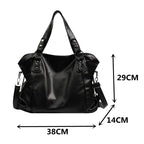 Women's Hobo Shoulder Bag with Multiple Compartments - 7