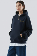 Women's Hoodie with Front Print and Relaxed Fit - 4