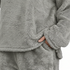 Women's Teddy Fleece Loungewear Set Hoodie and Trousers - 6