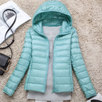 Women's Lightweight Packable Hooded Puffer Jacket - 5