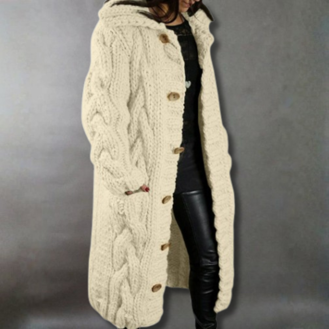 Vesia | Sophisticated Coat - Beige