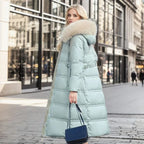 Lucia | Designer Winter Parka with Fur Hood - 12