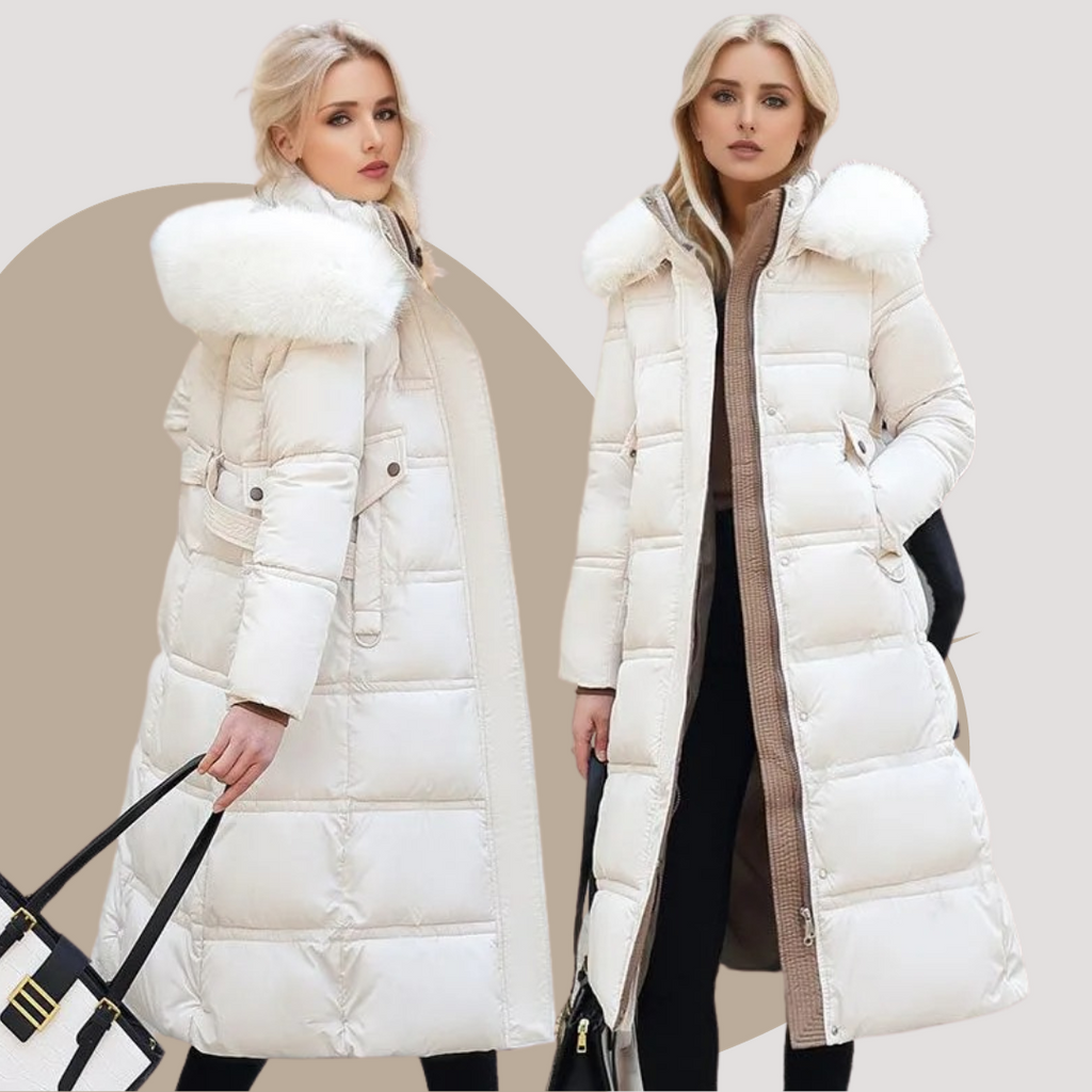 Lucia | Designer Winter Parka with Fur Hood - 18