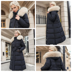 Lucia | Designer Winter Parka with Fur Hood - 9