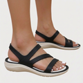 Livia | Orthopaedic Comfort Multi-Strap Sandals - Black