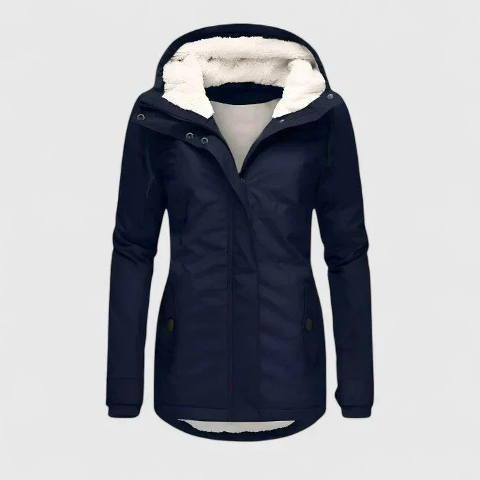 Louise – Stylish Waterproof Jacket - Blue