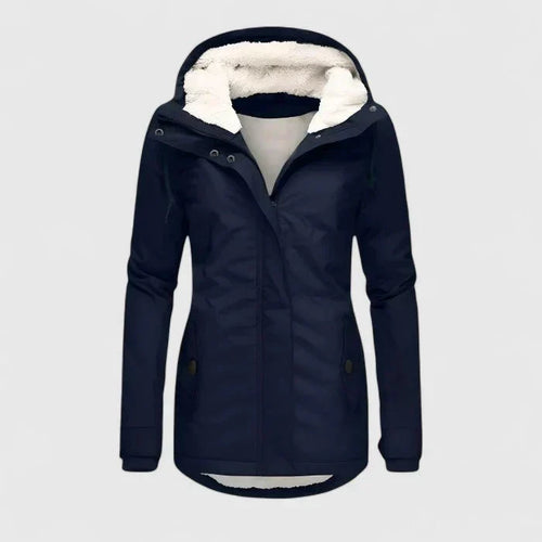 Louise – Stylish Waterproof Jacket - Blue