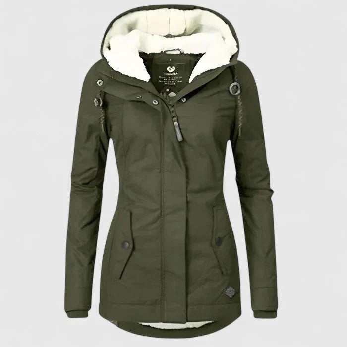 Louise – Stylish Waterproof Jacket - Green