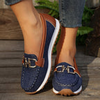 Women's Slip-On Loafers with Padded Footbed - 6