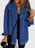 Hailee | Sophisticated Jacket - Dark Blue