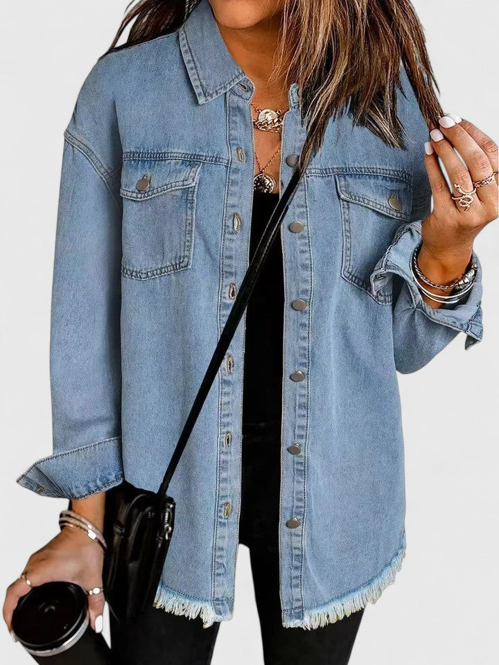 Hailee | Sophisticated Jacket - Light Blue