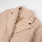 Women's Belted Teddy Coat with Notched Collar - 4