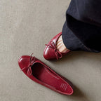 Women's Ballet Flats with Bow Detail Round Toe